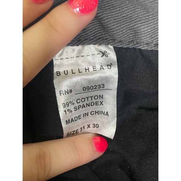 Bullhead Dillon Skinny Jeans Gray Size 31x30 Mens Cotton Blend Stretch Denim EUC - Picture 5 of 7